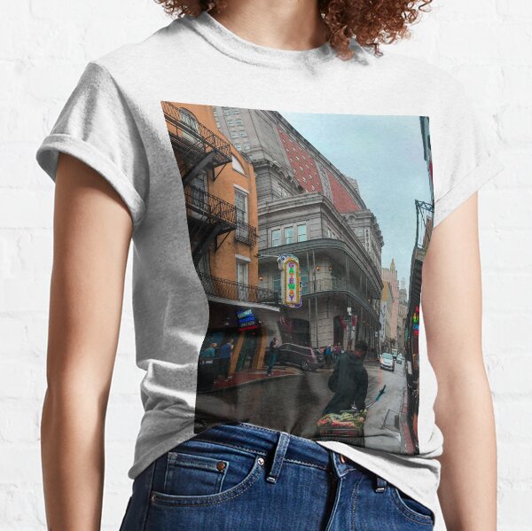 French Quarter Bourbon Street The Big Easy New Orleans T Shirt No Tag