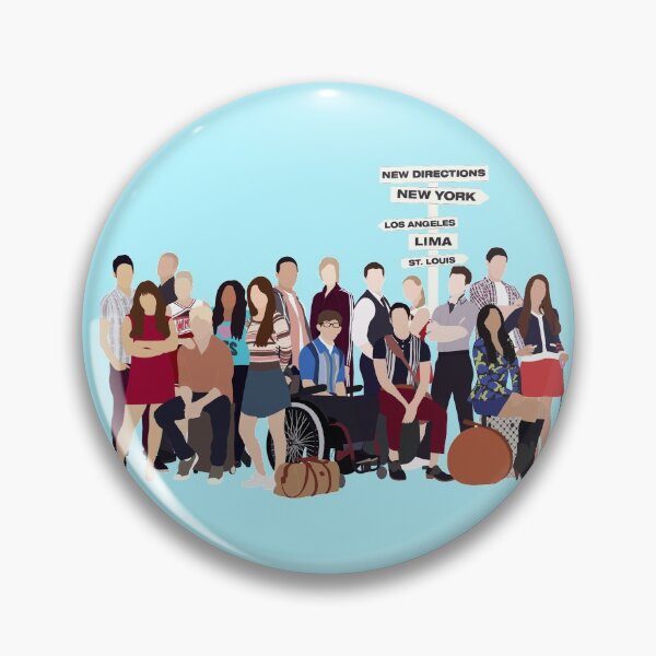 Glee characters Pin