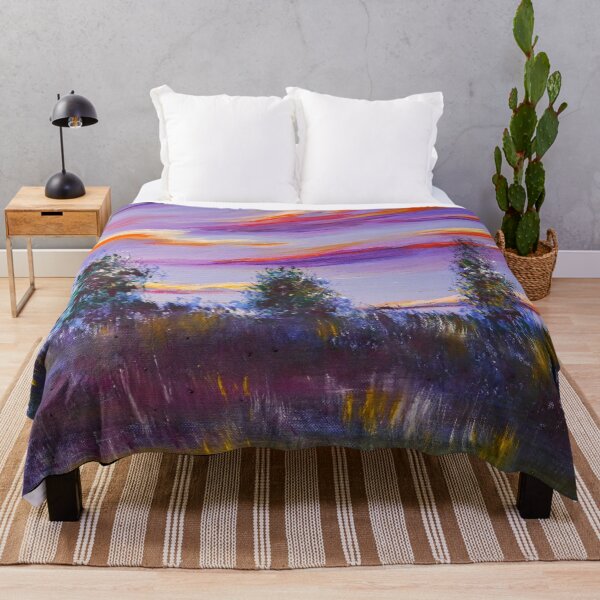 Item preview, Countryside evening view Abstract artwork - bestselling designed and sold by August-E.