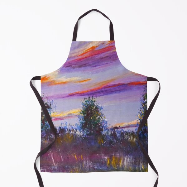 Item preview, Countryside evening view Abstract artwork - bestselling designed and sold by August-E.
