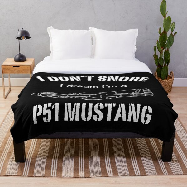 Item preview, I don't snore I dream I'm a P51 Mustang designed and sold by Bear Cave Designs.