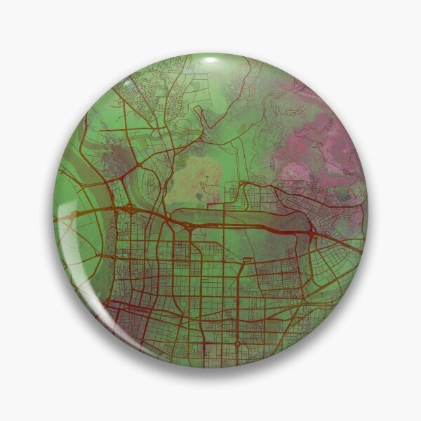 Item preview, Taipei Taiwan Street Map Green Planet designed and sold by IvonDesign.