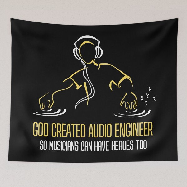 Item preview, Funny Audio Engineer saying Dj Musician quote designed and sold by OneTimeEngineer.