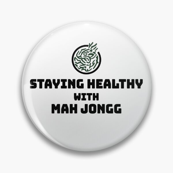 Item preview, Staying Healthy with Mah Jongg Joker designed and sold by thestreetslocal.
