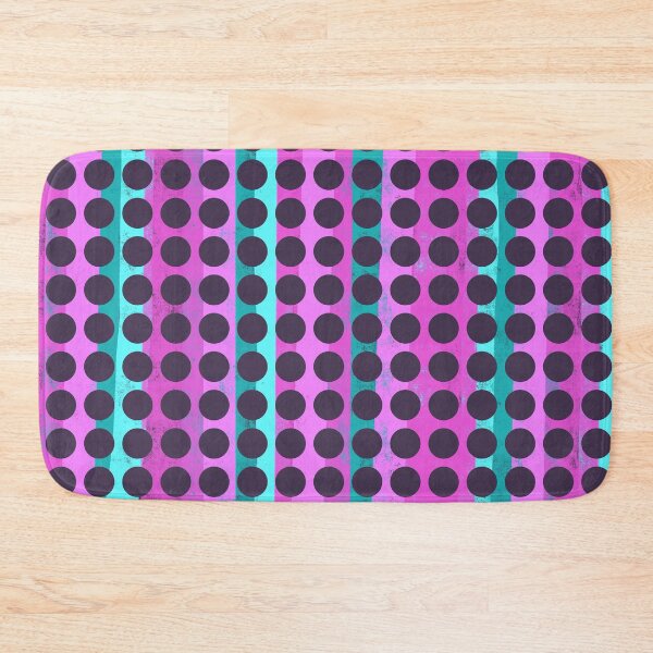 Item preview, Pink & Aqua Spots on Dark Mauve V2 designed and sold by RC-aRtY.