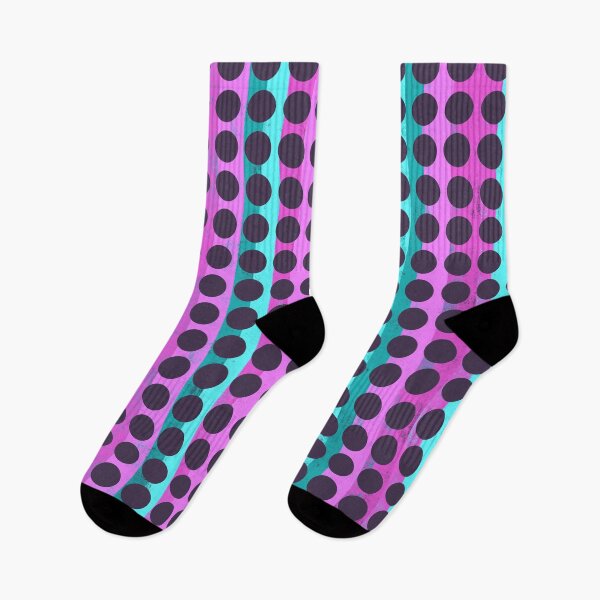 Item preview, Pink & Aqua Spots on Dark Mauve V2 designed and sold by RC-aRtY.