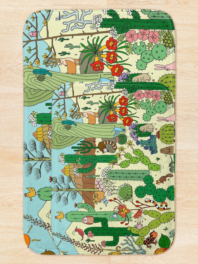 Alternate view of Arizona Desert Museum Bath Mat