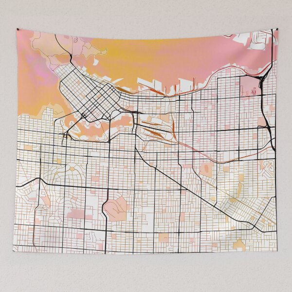 Item preview, Vancouver Canada  Street Map Green Planet designed and sold by IvonDesign.