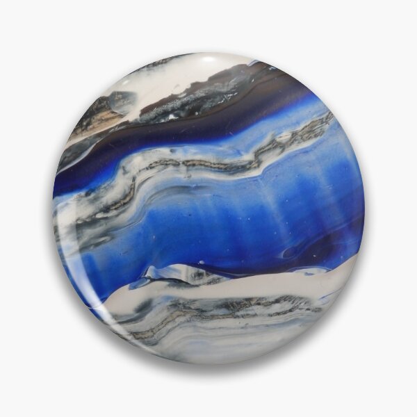 Item preview, Blue and white Fluid abstract- cool artwork-popular designed and sold by August-E.