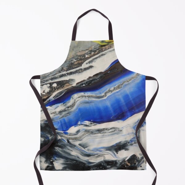 Item preview, Blue and white Fluid abstract- cool artwork-popular designed and sold by August-E.