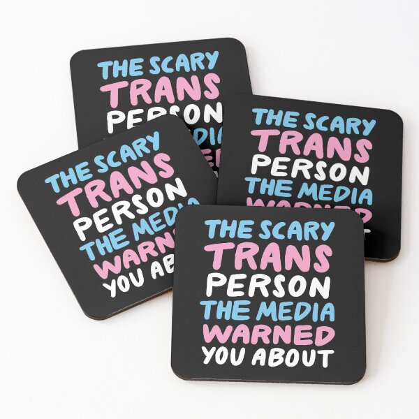 Item preview, Scary Trans Person The Media Warned You About LGBT Pride Flag designed and sold by yesqueen.