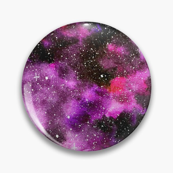 Item preview, Pink and violet galaxy watercolor illustration designed and sold by DaryaGeft.