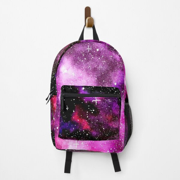Item preview, Pink and violet galaxy watercolor illustration designed and sold by DaryaGeft.