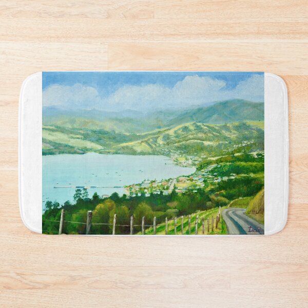 Item preview, Above Akaroa Harbour in New Zealand designed and sold by Dai Wynn Fine Art.