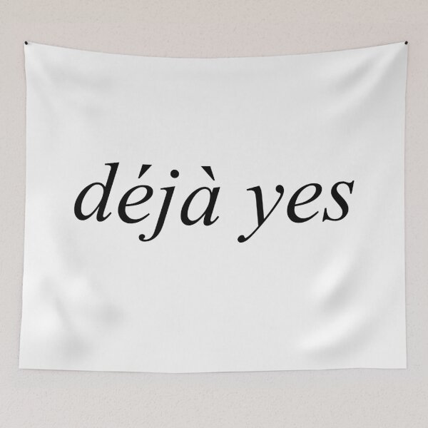 Item preview, Déjà yes | Typography designed and sold by rsty11.