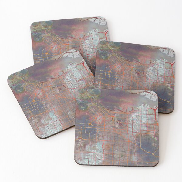 Item preview, Vancouver Canada Street Map Urban designed and sold by IvonDesign.