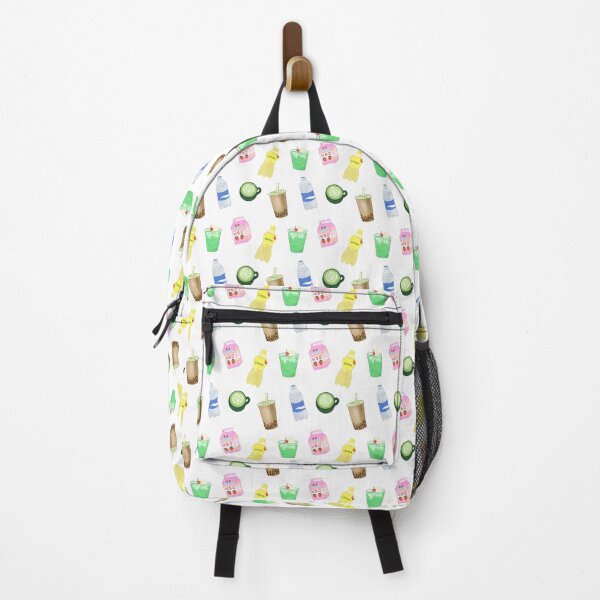 Item preview, Japan Drinks Illustration Pattern (White) designed and sold by b_art.