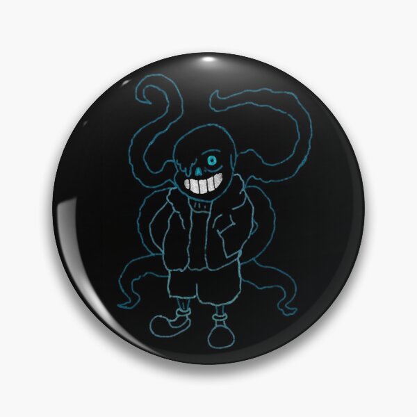 Nightmare Sans Chibi Pin for Sale by TheArtCauldron