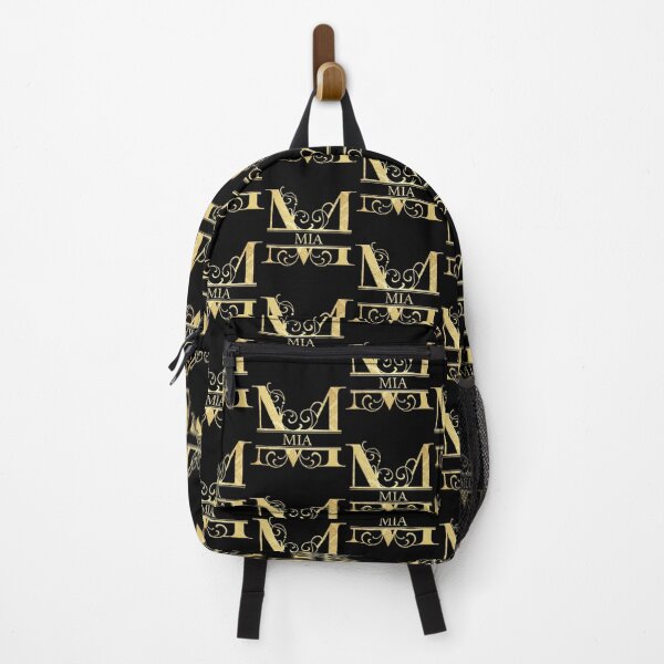 Mia Name - Monogram Letter M The Mia Name Gift For Mia Backpack