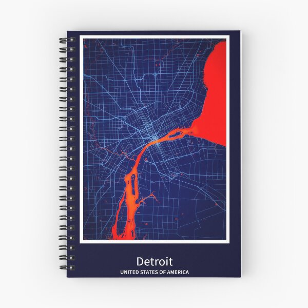 Item preview, Detroit City Map Print, Detroit City Map Poster, Detroit City Map Wall Art, Detroit City City Map, Map of Detroit City, Detroit City Map Art designed and sold by randomorder.
