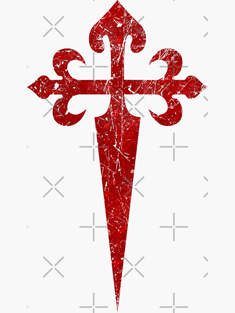“Cross Of St James” Sticker for Sale by quark | Redbubble