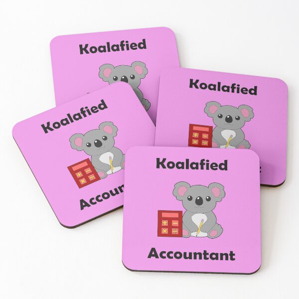Item preview, Koalafied Accountant designed and sold by WildGeometric.
