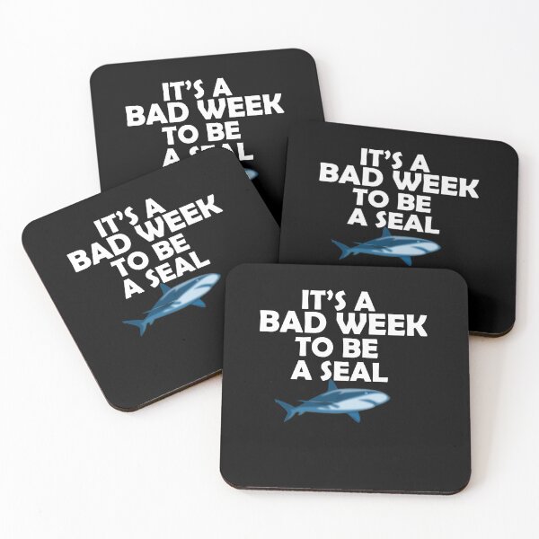 Item preview,  Funny Shark Week Phrase, A Bad Week To Be A Seal designed and sold by KD Merch.