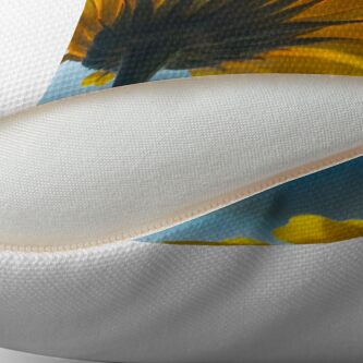 Alternate view of I Can't Look, Calendula Flower Print, Cushion, Card, Mug Throw Pillow