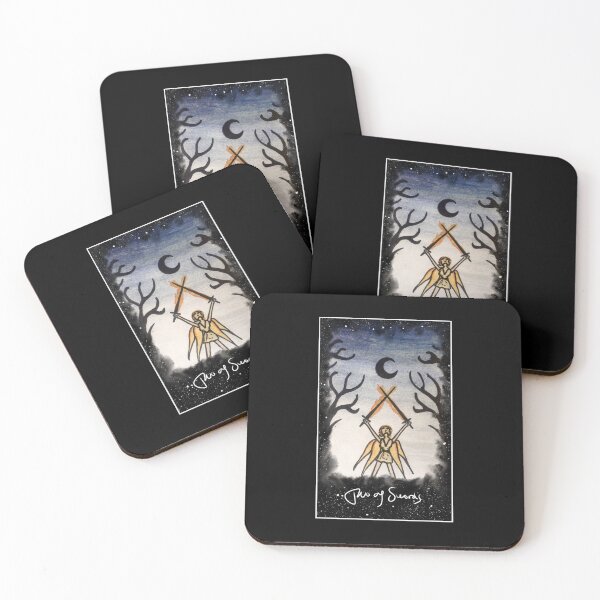 Item preview, Two of Swords: Tarotverse Tarot Deck designed and sold by TheDoodlemancer.