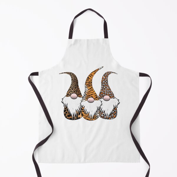 Item preview, Nordic Gnomes Swedish Tomte Gnome Leopard Tiger Hat Brown  designed and sold by funnytshirtemp.