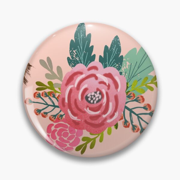 Item preview, Australian Shepherd faces pattern pink cute dogs - pink florals designed and sold by PetFriendly.