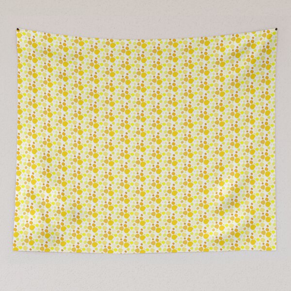 Item preview, Yellow bubble shapes art designed and sold by OvidiuB.