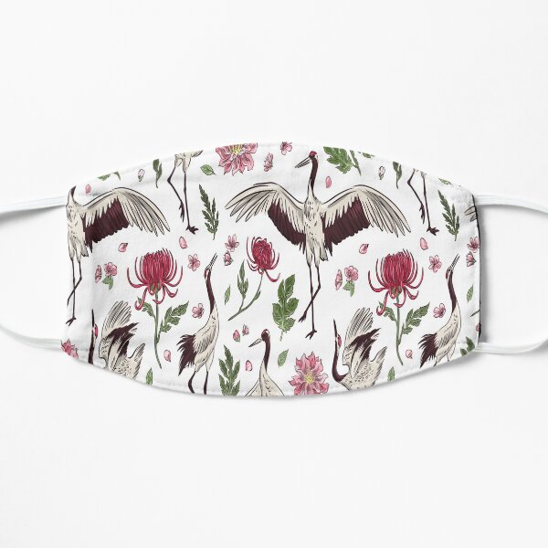 Birds Pattern Flower Pattern Mask