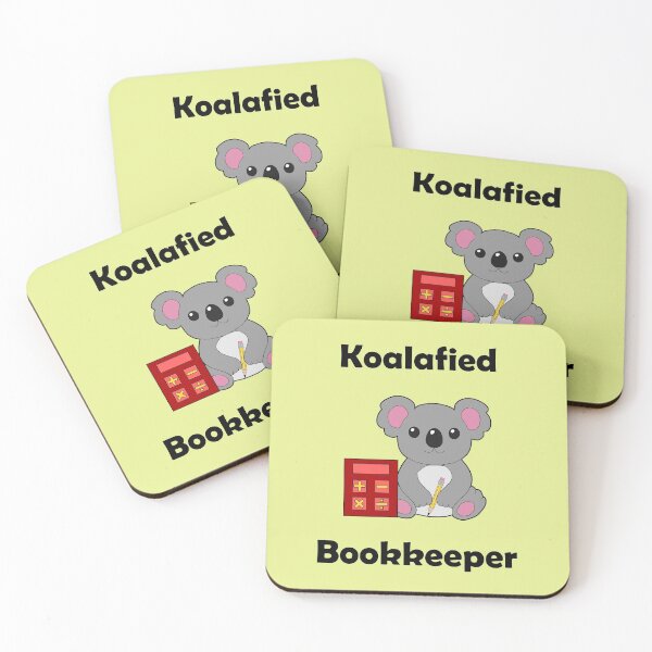 Item preview, Koalafied Bookkeeper designed and sold by WildGeometric.