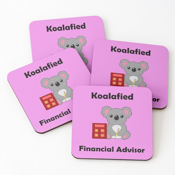 Item preview, Koalafied Financial Advisor designed and sold by WildGeometric.