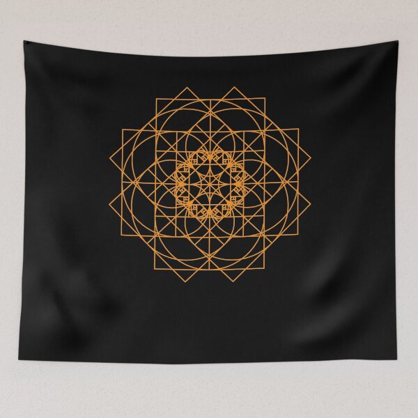 Item preview, Mandala Pattern Golden Ratio Circle  designed and sold by ghost888.