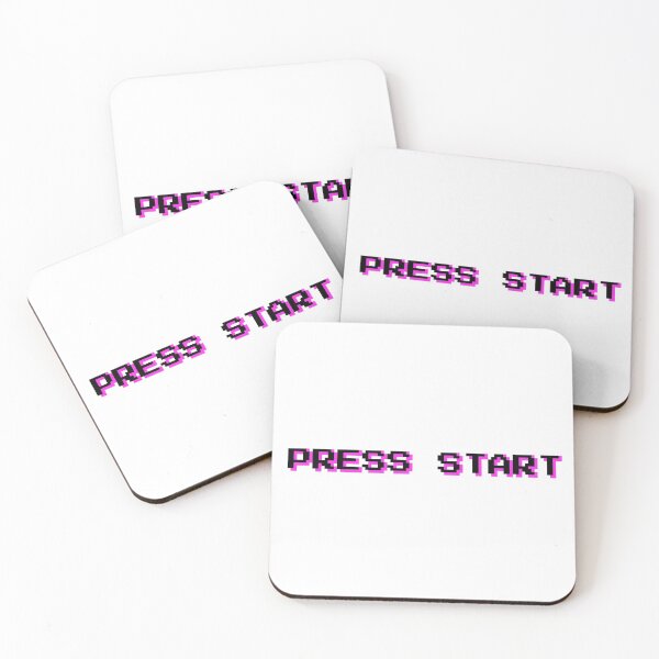 Item preview, Press Start Computer Console Design 8bit 16bit Pixel Retro Sticker designed and sold by Shirtilike.
