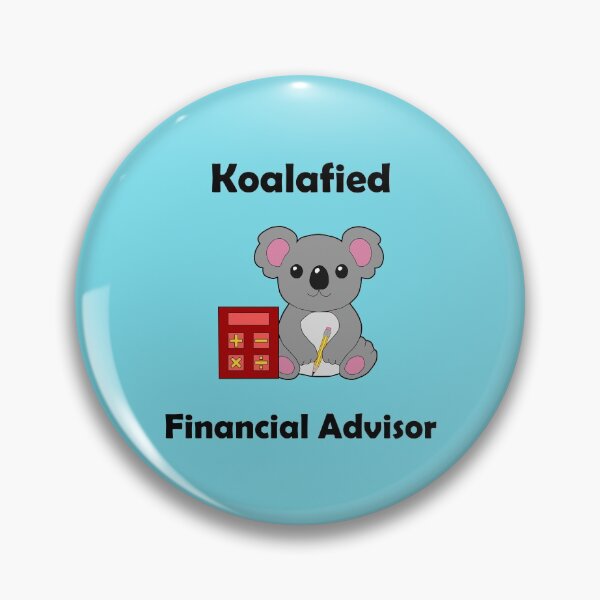 Item preview, Koalafied Financial Advisor designed and sold by WildGeometric.