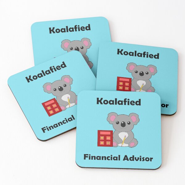 Item preview, Koalafied Financial Advisor designed and sold by WildGeometric.