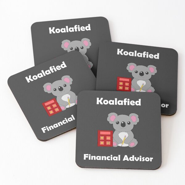 Item preview, Koalafied Financial Advisor designed and sold by WildGeometric.