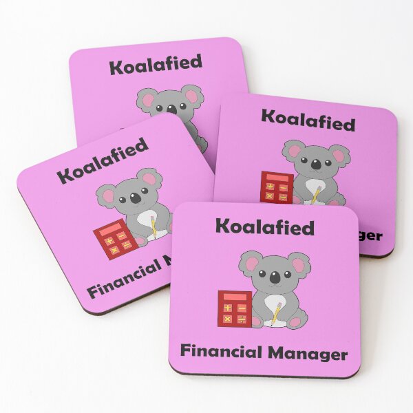 Item preview, Koalafied Financial Manager designed and sold by WildGeometric.
