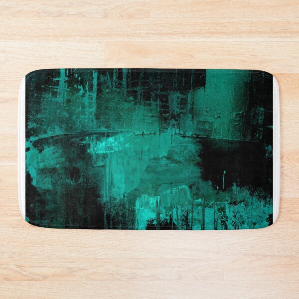 Item preview, Black teal abstract designed and sold by ElaSzczepaniak.
