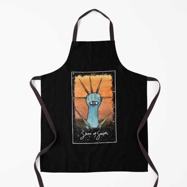 Item preview, Seven of Swords: Tarotverse Tarot Deck designed and sold by TheDoodlemancer.