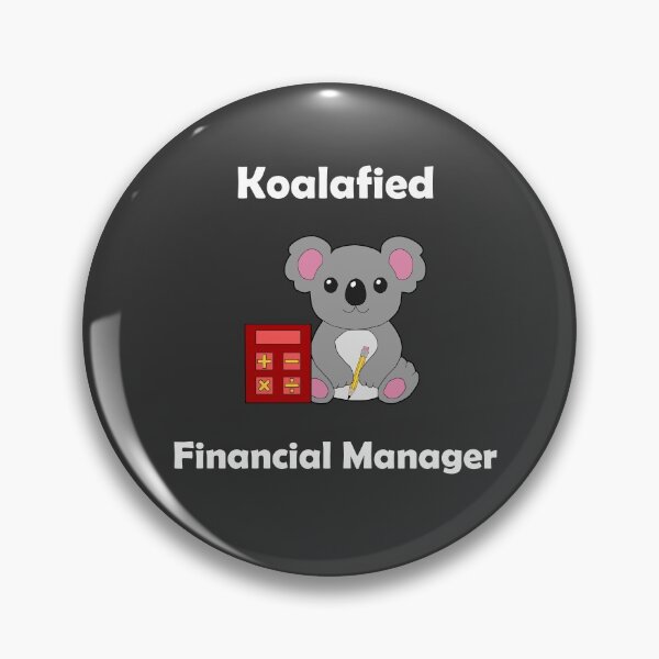 Item preview, Koalafied Financial Manager designed and sold by WildGeometric.