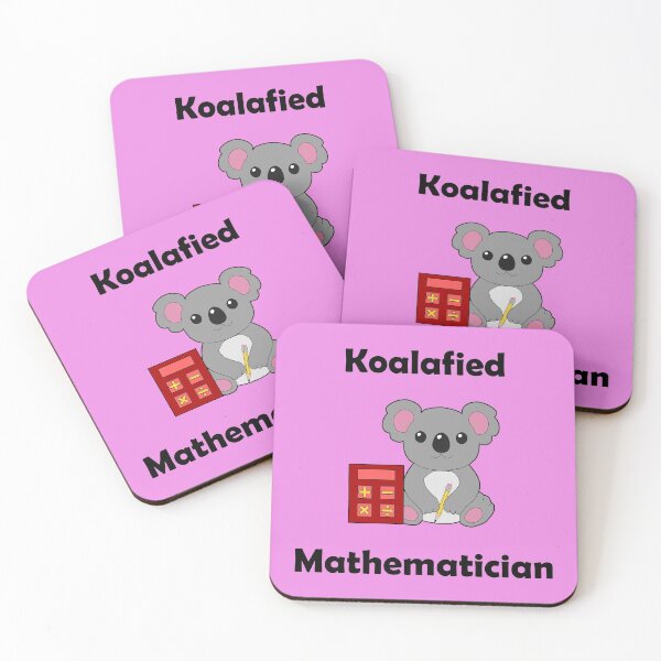 Item preview, Koalafied Mathematician designed and sold by WildGeometric.