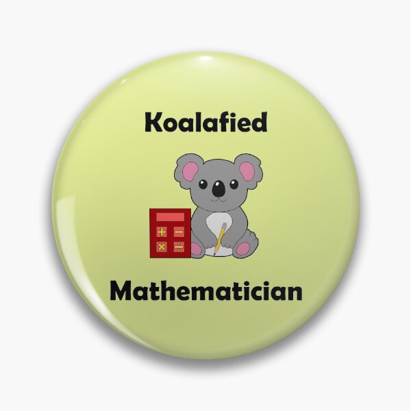 Item preview, Koalafied Mathematician designed and sold by WildGeometric.