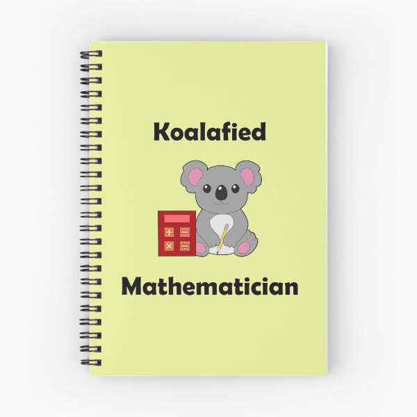 Item preview, Koalafied Mathematician designed and sold by WildGeometric.