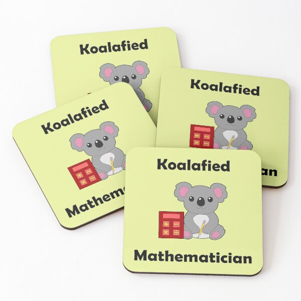 Item preview, Koalafied Mathematician designed and sold by WildGeometric.