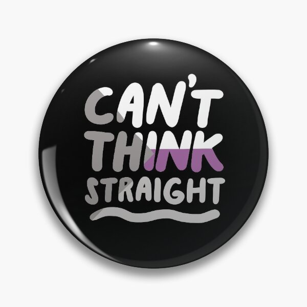 Artikelvorschau, Ich kann nicht gerade denken Demisexuelle LGBTQIA Pride Flag entworfen und verkauft von yesqueen.