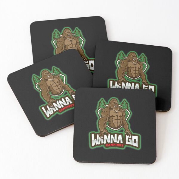 Item preview, Wanna Go Camping? Funny Sasquatch. designed and sold by shirtdan.